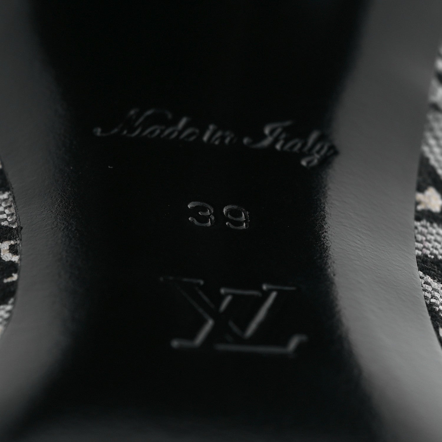 Louis Vuitton Jacquard Since 1854 Silhouette Mules 39 Grey 7 of 8