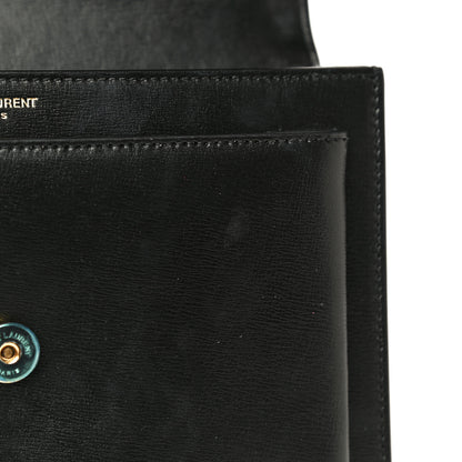 Saint Laurent Calfskin Medium Monogram Sunset Black 14 of 16