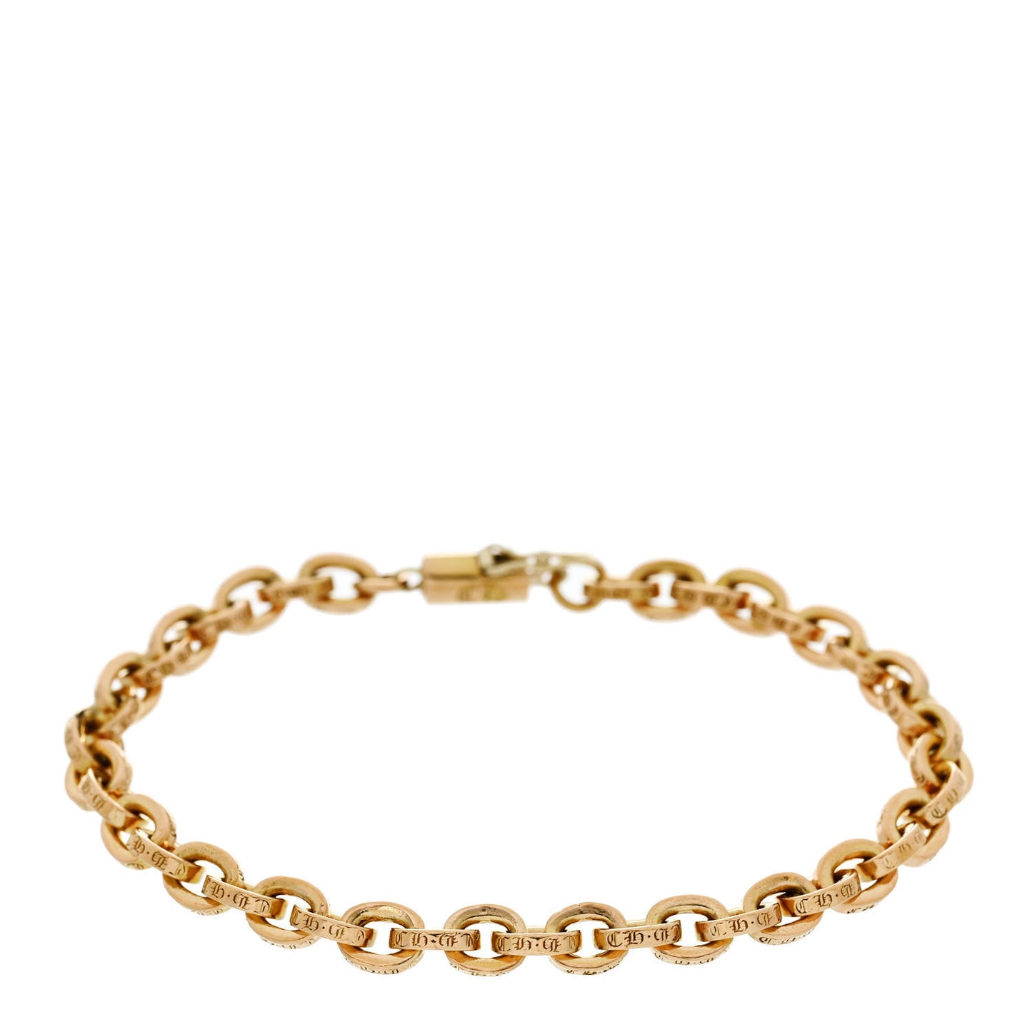 22K Yellow Gold Paperclip Bracelet