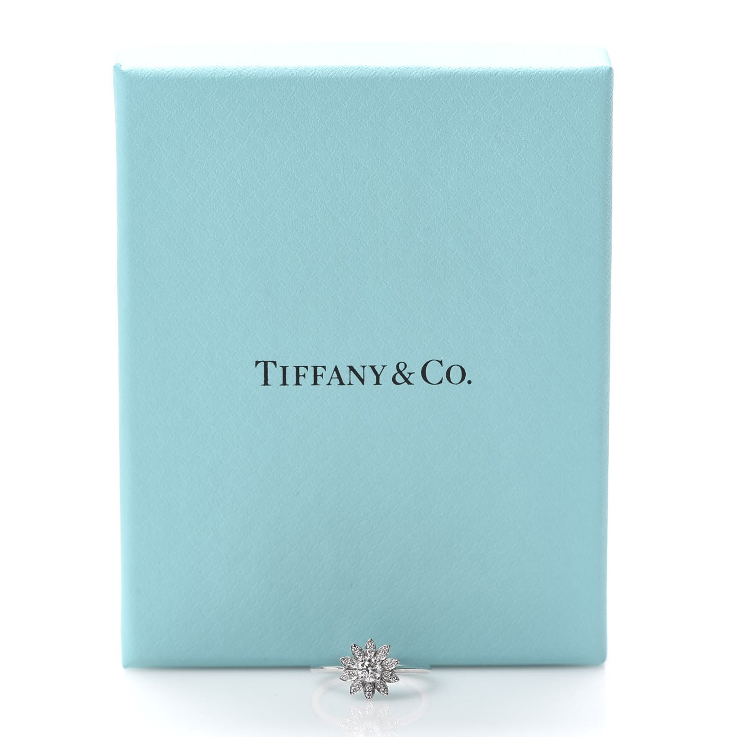 Platinum Diamond Enchant Garden Flower Ring 49 5