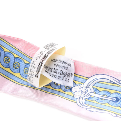 Hermes Silk Bride De Cour Twilly Rose Pale Ciel 2 of 3
