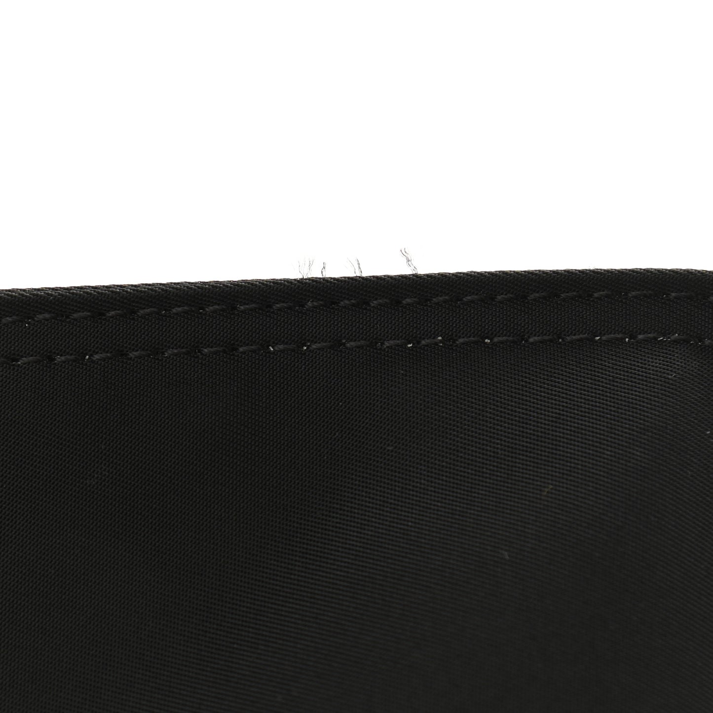 Nylon Vitello Cover Logo Embossed Mini Peekaboo I SEE U Satchel Black White