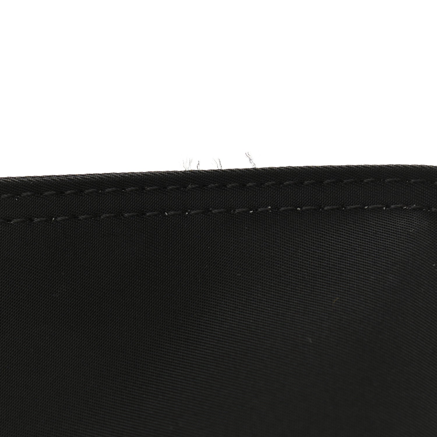 Fendi Nylon Vitello Cover Logo Embossed Mini Peekaboo I SEE U Satchel Black White 12 of 12