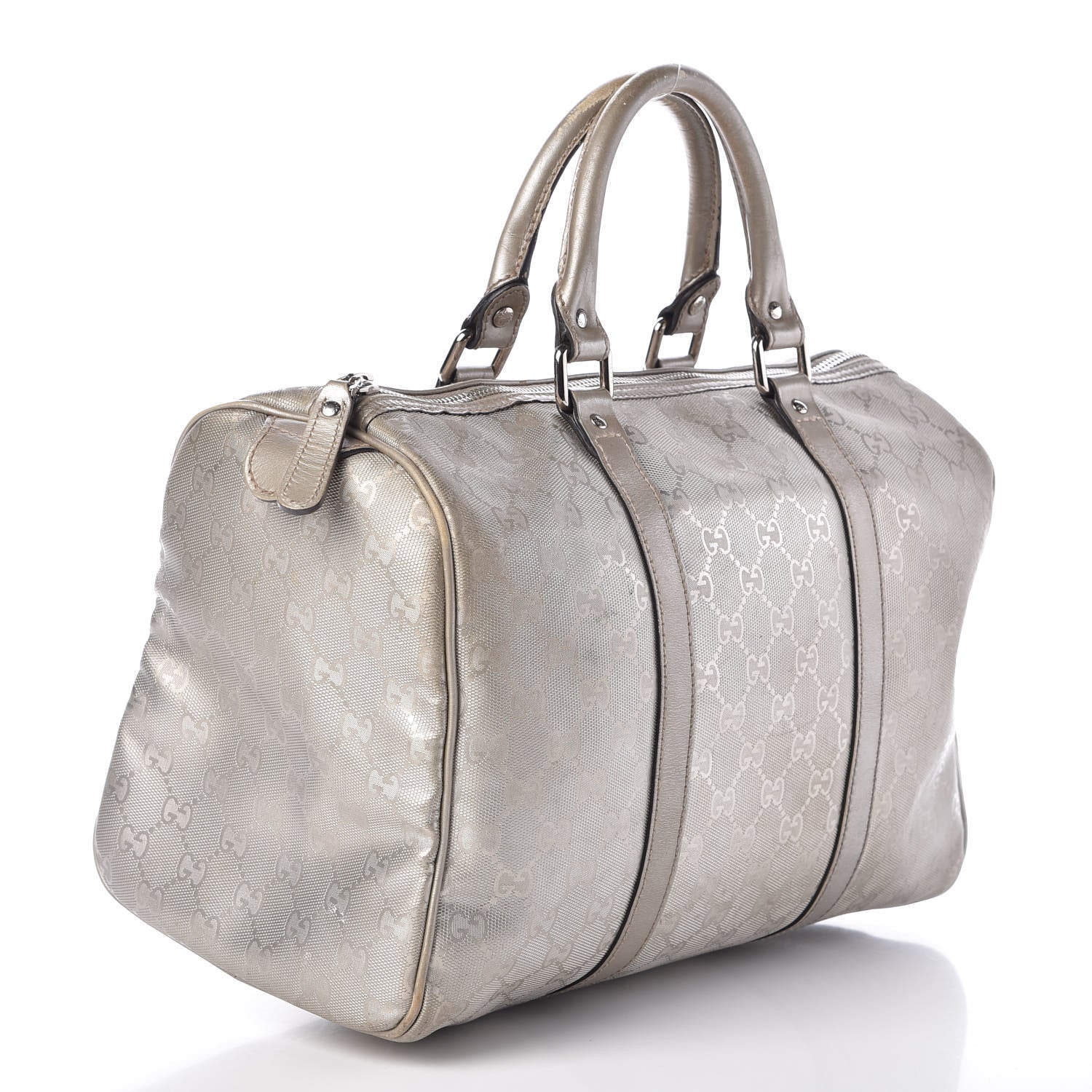 Gucci Imprime Monogram Medium Joy Boston Silver 3 of 25