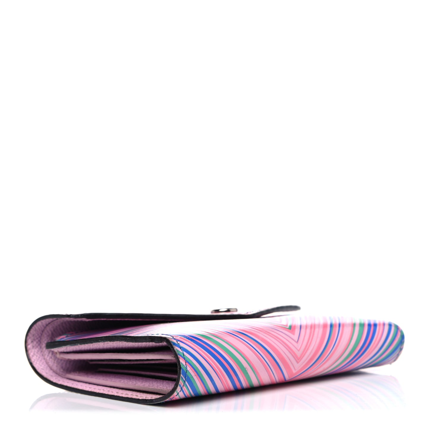 Epi Tropical Victorine Wallet Blue Rose