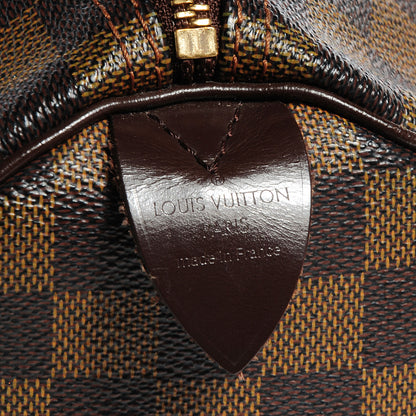 Louis Vuitton Damier Ebene Speedy 30 5 of 7