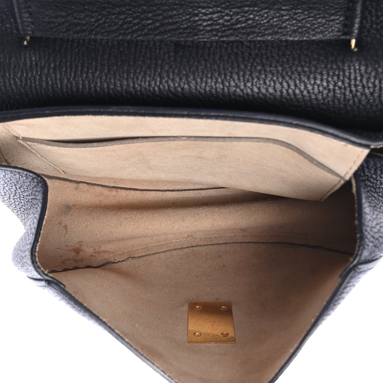 Chloe Grained Lambskin Drew Shoulder Bag Black 4 of 5