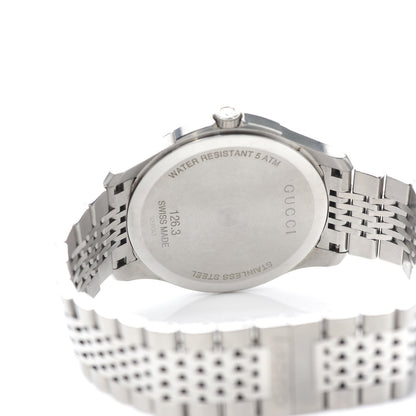 Gucci Stainless Steel 40mm G-Timeless Quartz Watch Brown 4 of 6