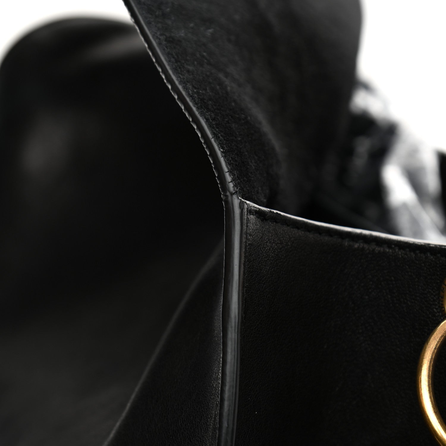 Saint Laurent Lambskin Amalia Flap Shoulder Bag Black 11 of 15