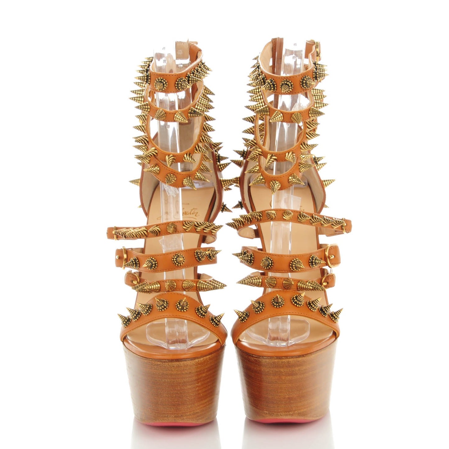Calfskin Botticellita 160 Sandals 37.5 Brown