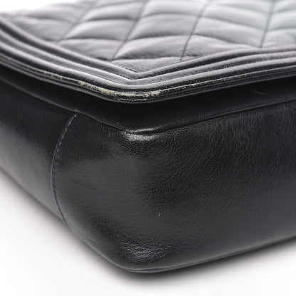 Chanel Goatskin Ombre Faded Quilted New Medium Boy Flap Dark Green 8 of 15