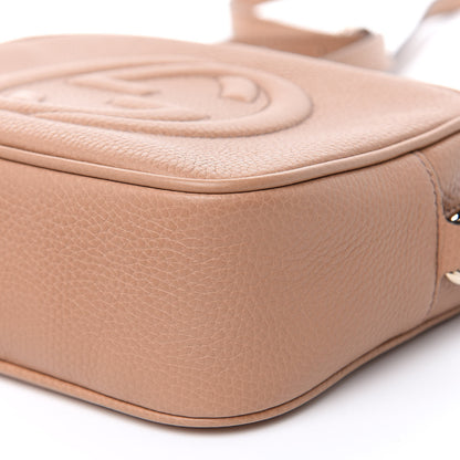 Gucci Pebbled Calfskin Small Soho Disco Bag Rose Beige 9 of 9