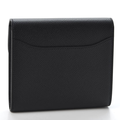 Hermes Epsom Constance Short Wallet Black 2 of 8