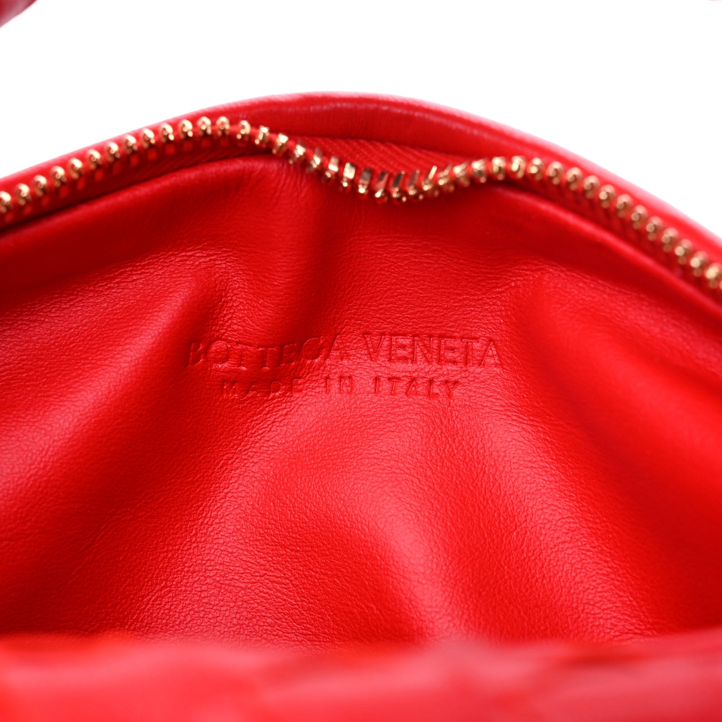 Nappa Intrecciato Mini Jodie Red