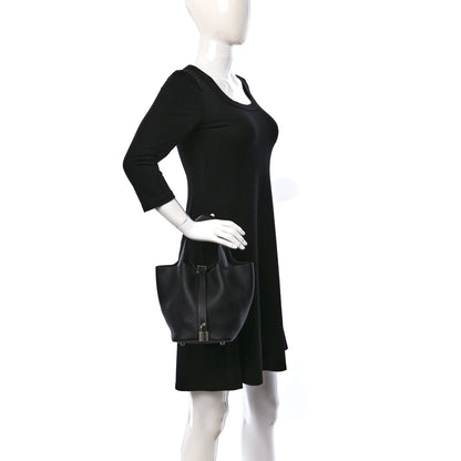 Hermes Taurillon Clemence Picotin Lock 18 PM Black 3 of 9