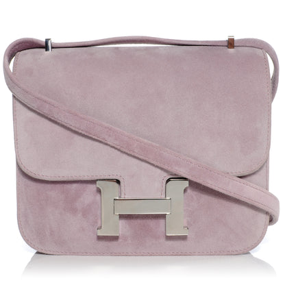 Hermes Veau Doblis Suede Constance 18 cm Lilac 1 of 7