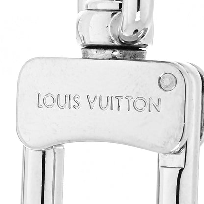 Louis Vuitton LV Circle Bag Charm Key Holder Gold Silver 3 of 4