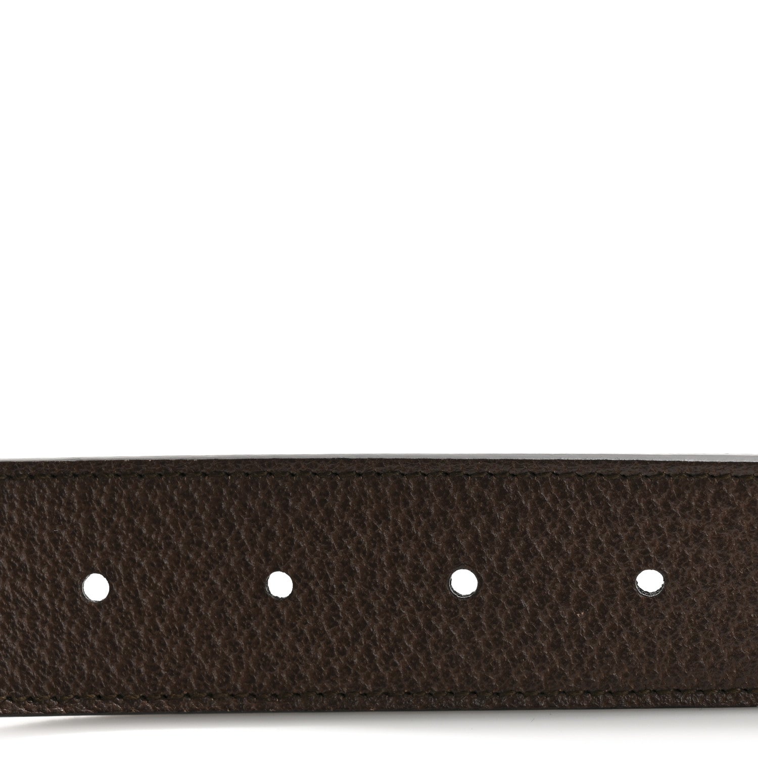 Gucci Supreme Monogram Calfskin Square G 35mm Belt 115 46 Brown 4 of 6