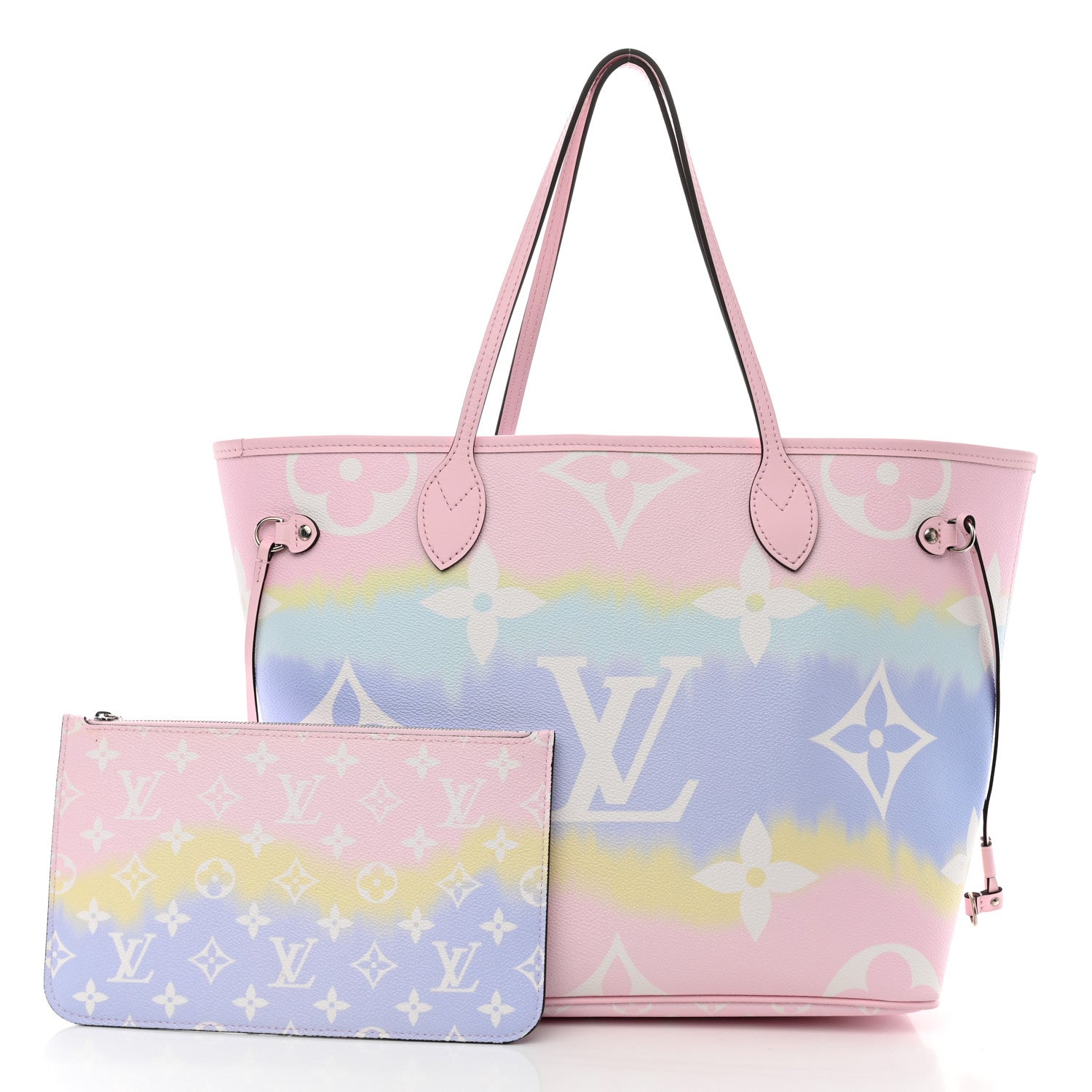 Louis Vuitton Monogram Escale Neverfull MM Pastel 3 of 11