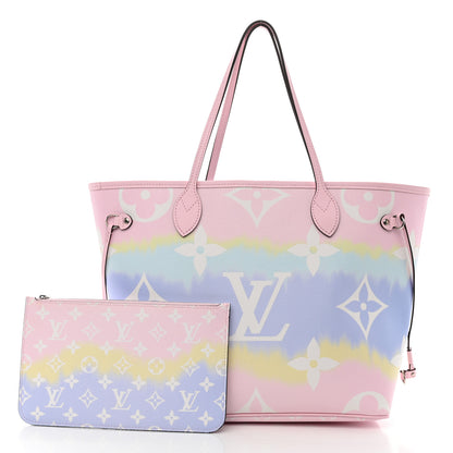 Louis Vuitton Monogram Escale Neverfull MM Pastel 3 of 11