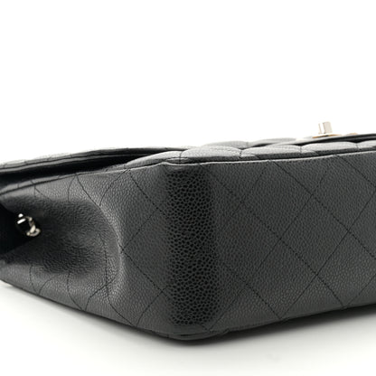 Chanel Caviar Quilted Jumbo Single Flap Black 9 of 11