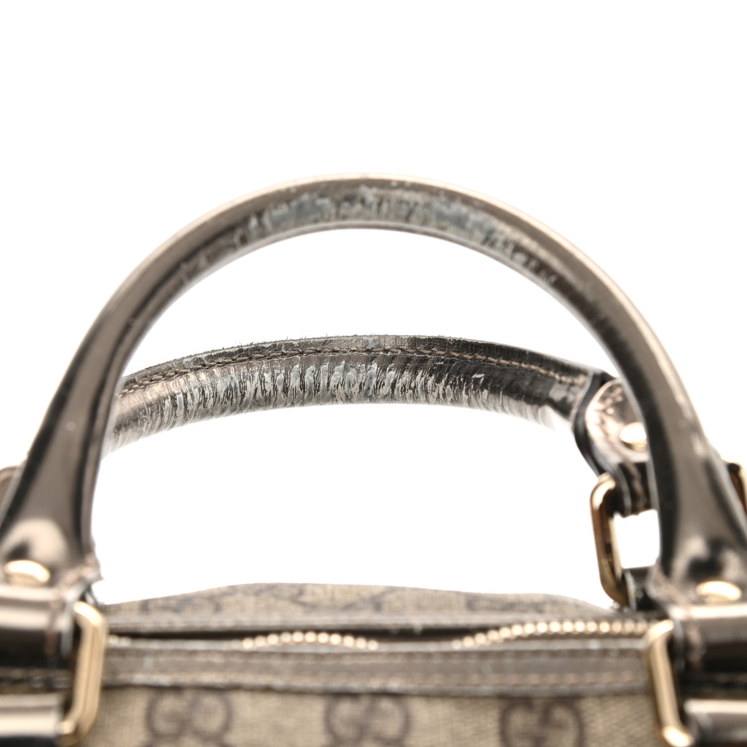 Gucci GG Plus Monogram Medium Joy Boston Pewter 11 of 13
