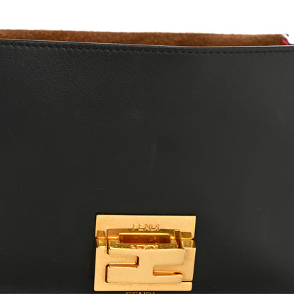 Fendi Vitello Grace Matte Small Kan U Shoulder Bag Black 23 of 27