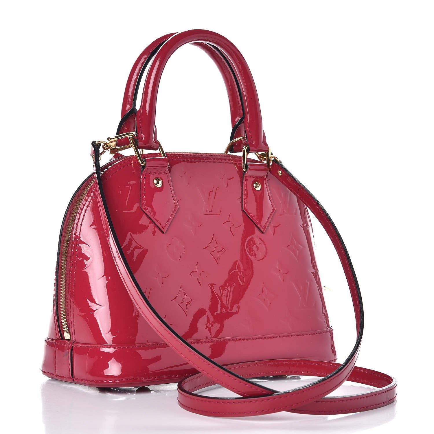 Louis Vuitton Vernis Alma BB Rose Indien 4 of 13