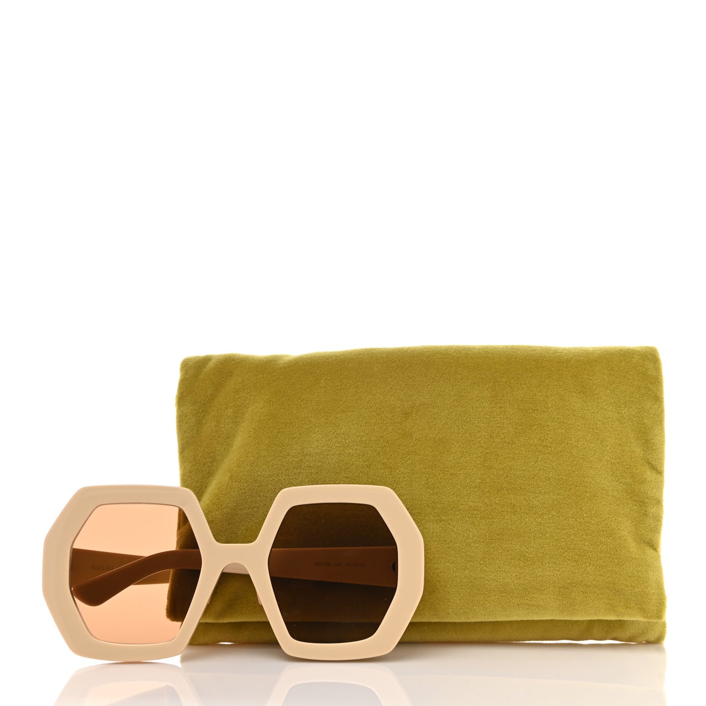 Acetate Square Sunglasses GG0772S White