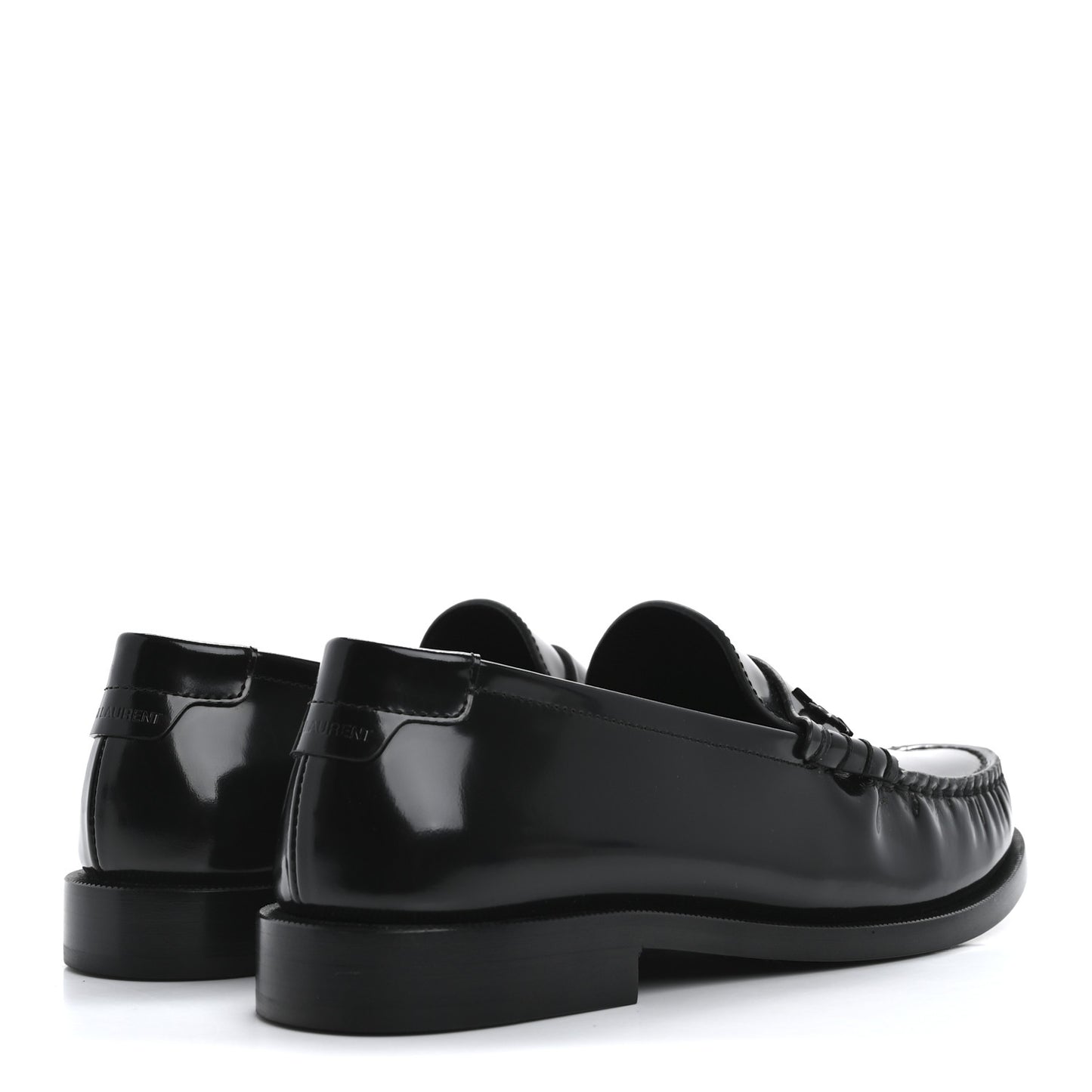 Calfskin Penny Loafers 37 Black