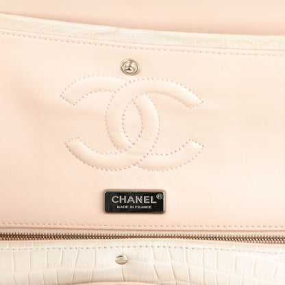 Chanel Matte Alligator Medium Double Flap Light Pink 6 of 9