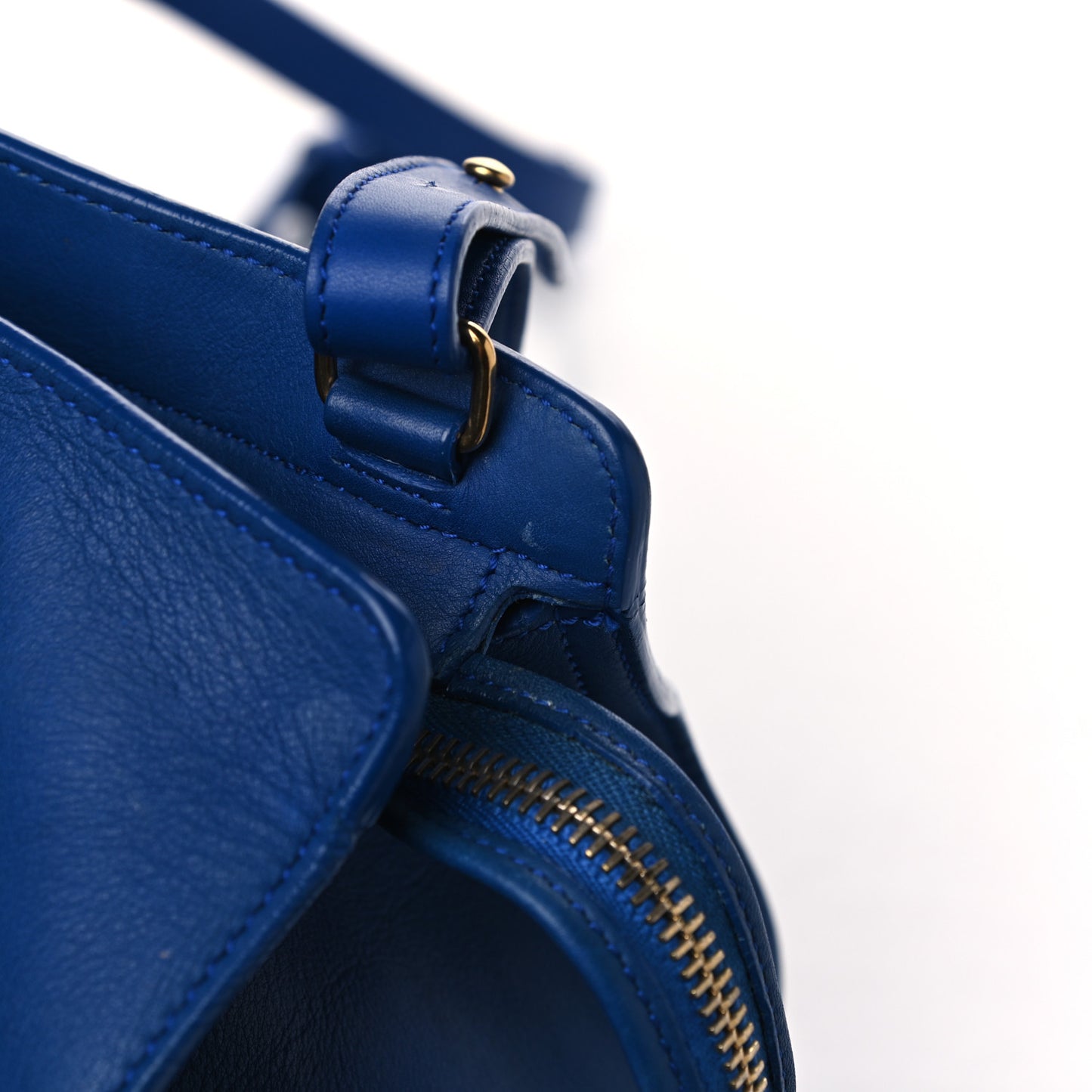 Calfskin Small Classic Y Cabas Royal Blue