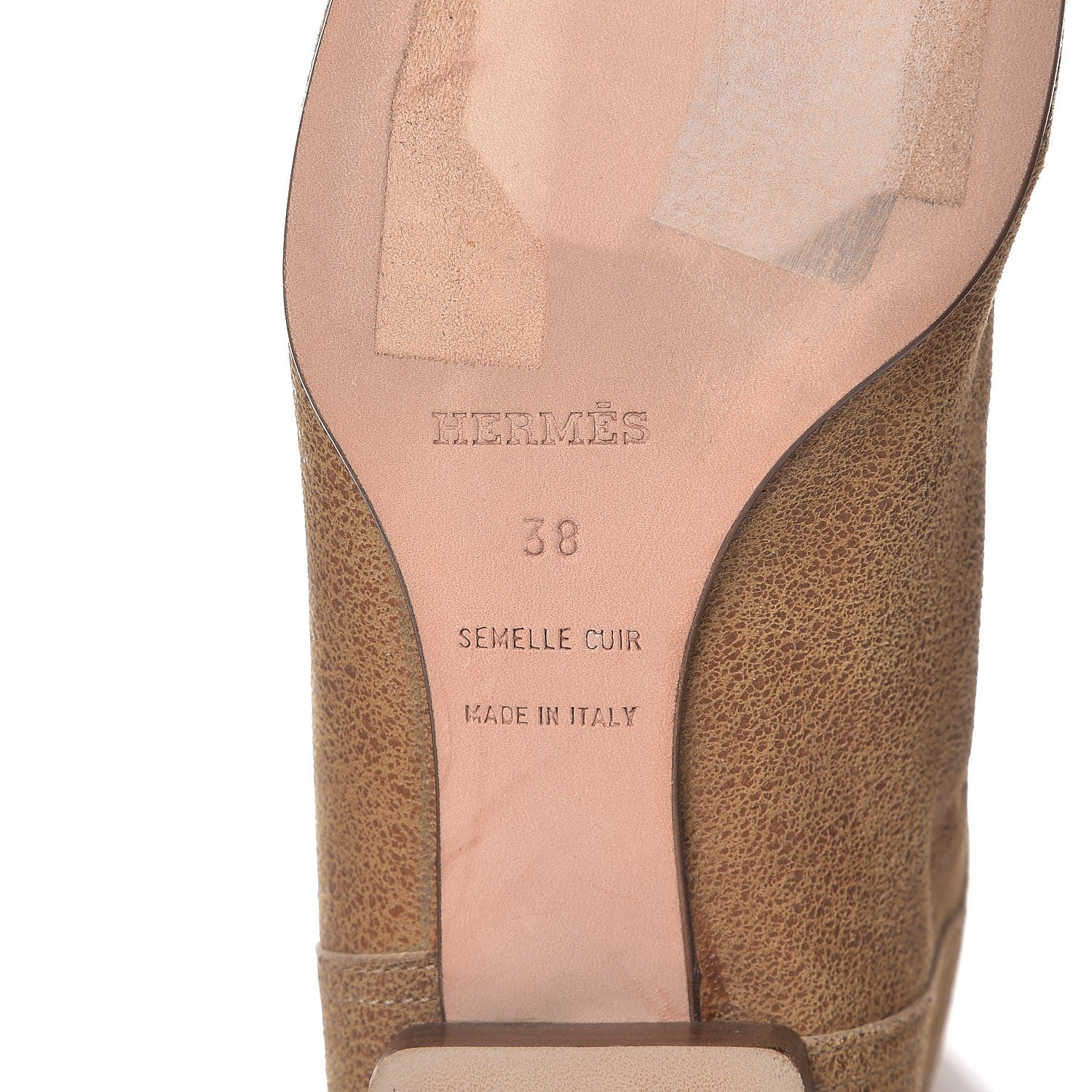 Hermes Etriviere Calfskin Equestrian Boots 38 Camel 6 of 8