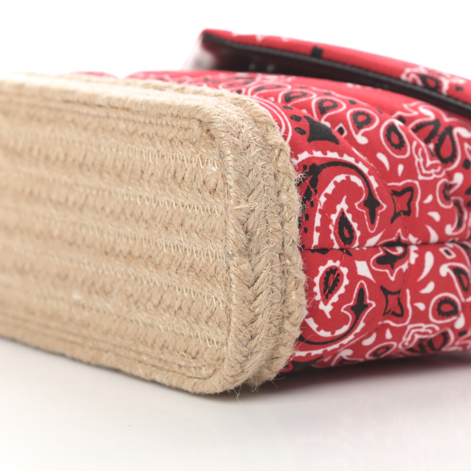Saint Laurent Cotton Bandana Y Quilted Monogram Toy Loulou Crossbody Bag Red 11 of 11
