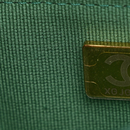 Chanel Lambskin Quilted Trendy CC Wallet On Chain WOC Green 8 of 11