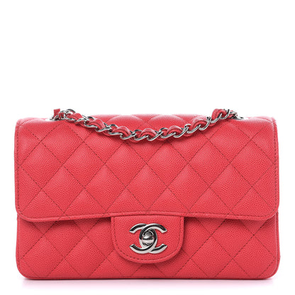 Chanel Caviar Quilted Mini Rectangular Flap Light Red 1 of 11