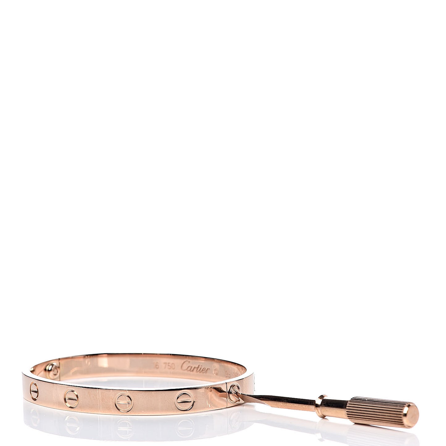 18K Pink Gold LOVE Bracelet 16