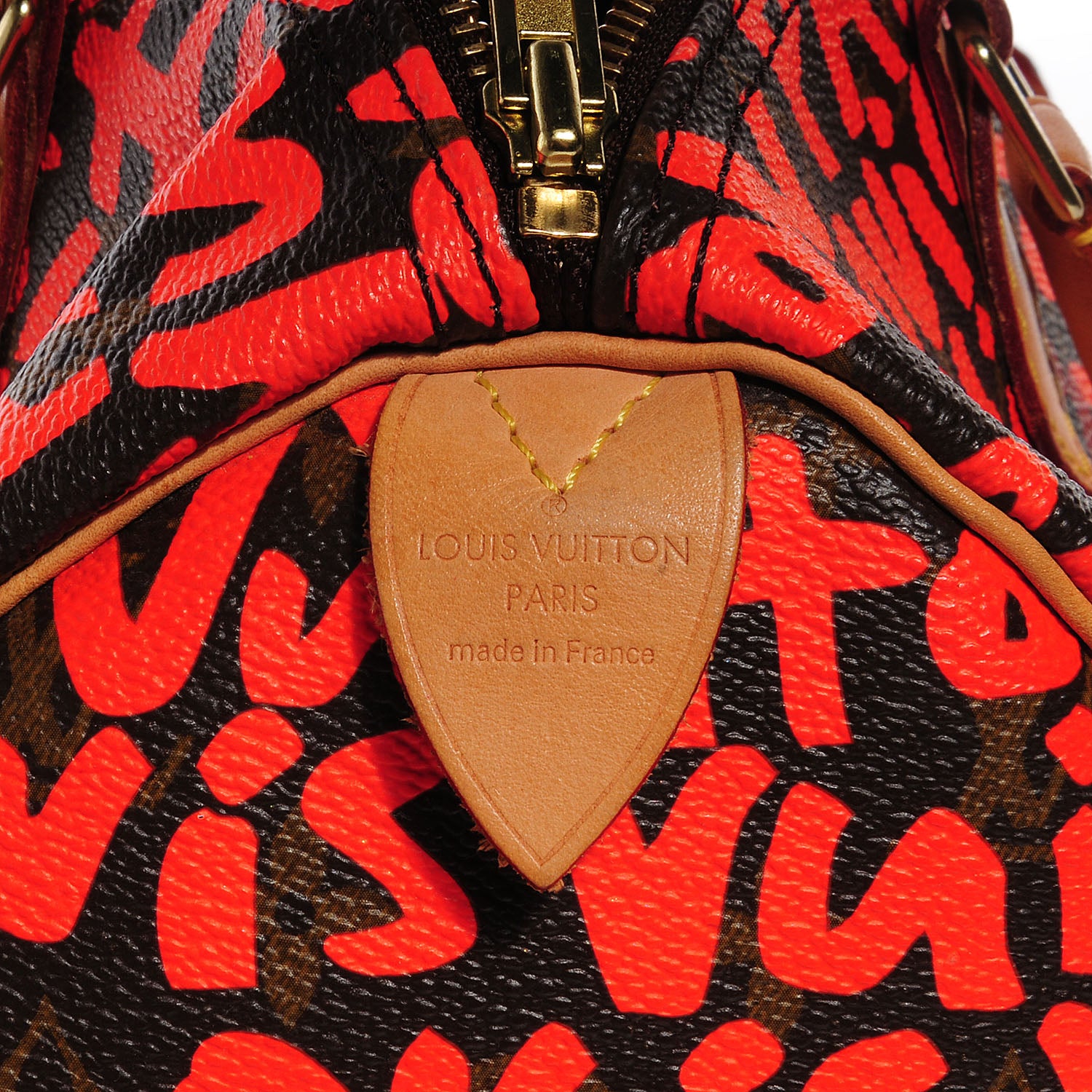 Louis Vuitton Monogram Graffiti Speedy 30 Orange 8 of 8