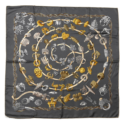 Hermes Silk Alliances Du Mond Scarf 90 1 of 5
