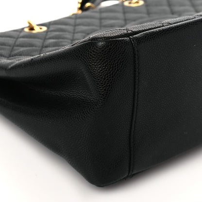 Chanel Caviar Quilted Grand Shopping Tote GST Black 8 of 9