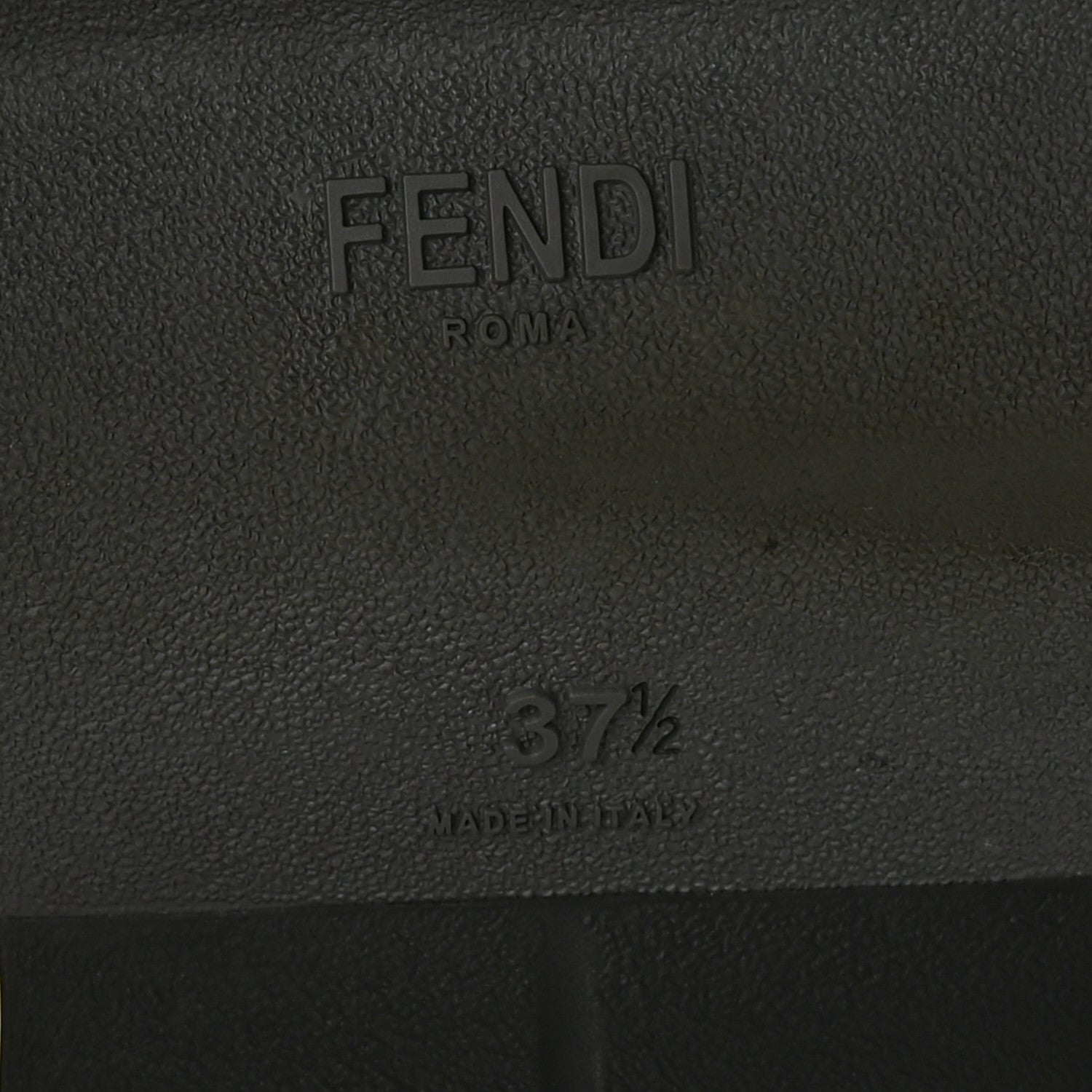 Fendi Stretch Yarn FF Stiff Band Rockoko Sneakers 37.5 Black White Tobacco 6 of 9