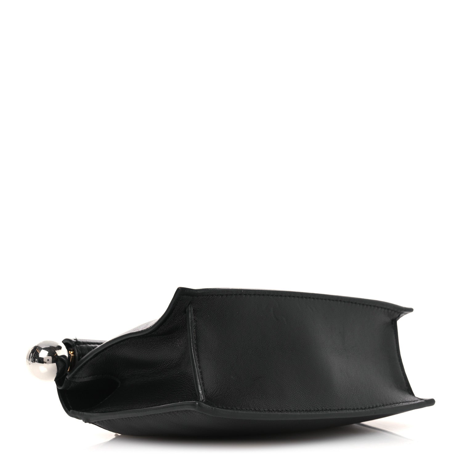 Jacquemus Smooth Calfskin La Pochette Rond Carre Black 5 of 18
