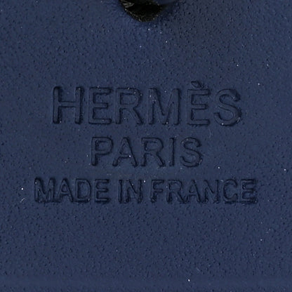 Hermes Toile H Berline Vache Hunter Herbag Zip PM 31 Bleu Encre Bleu Saphir 8 of 17