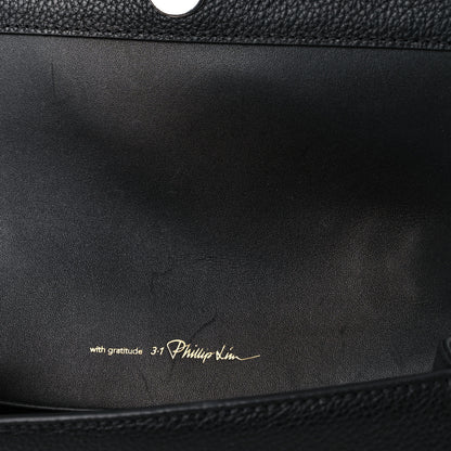 3.1 Phillip Lim Calfskin Alix Soft Flap Clutch Black 7 of 10