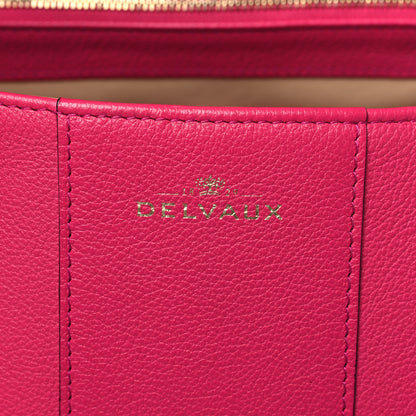 Delvaux Grained Calfskin GM Brillant Satchel Fuchsia 7 of 11