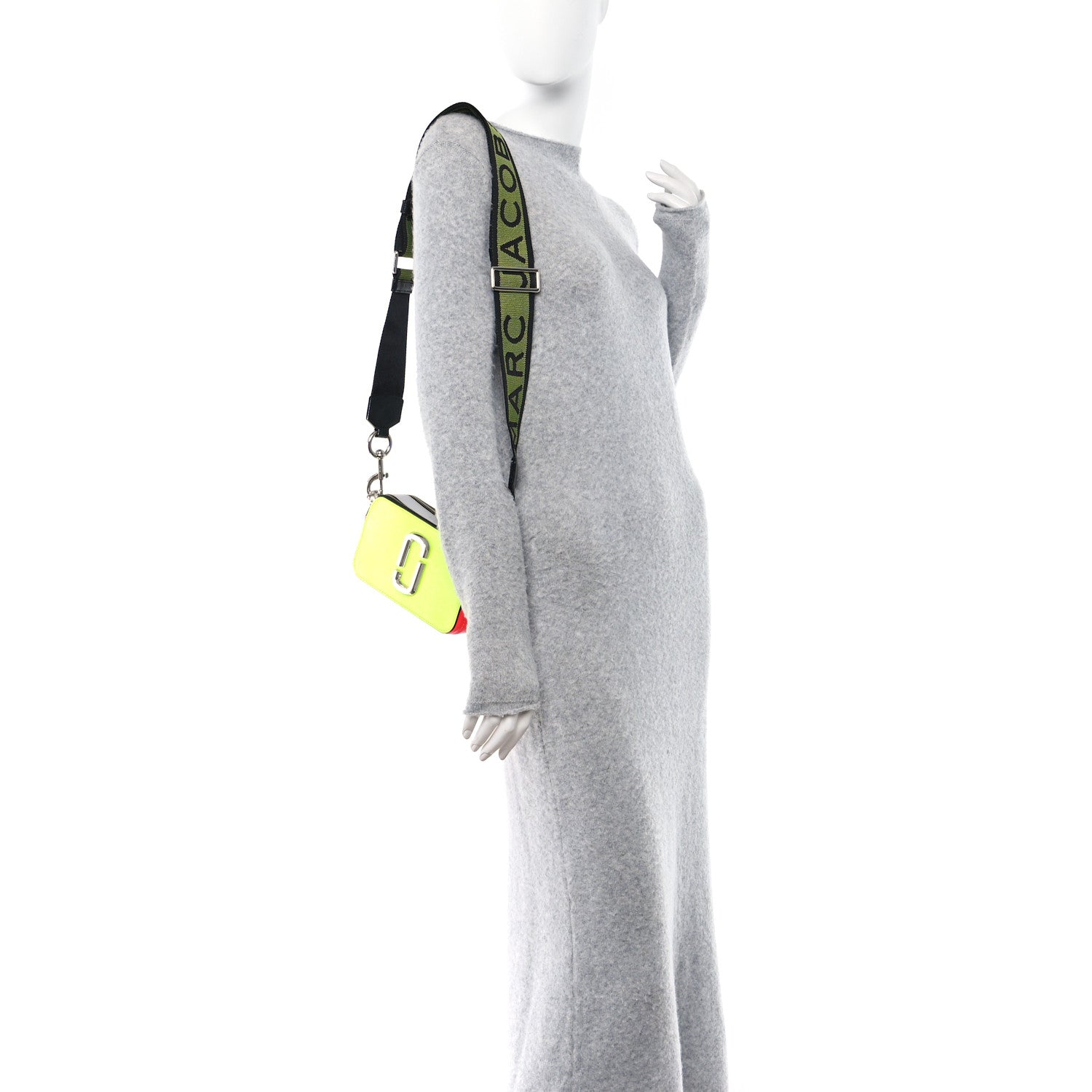 Marc Jacobs Saffiano Small Snapshot Camera Bag Bright Yellow 2 of 11