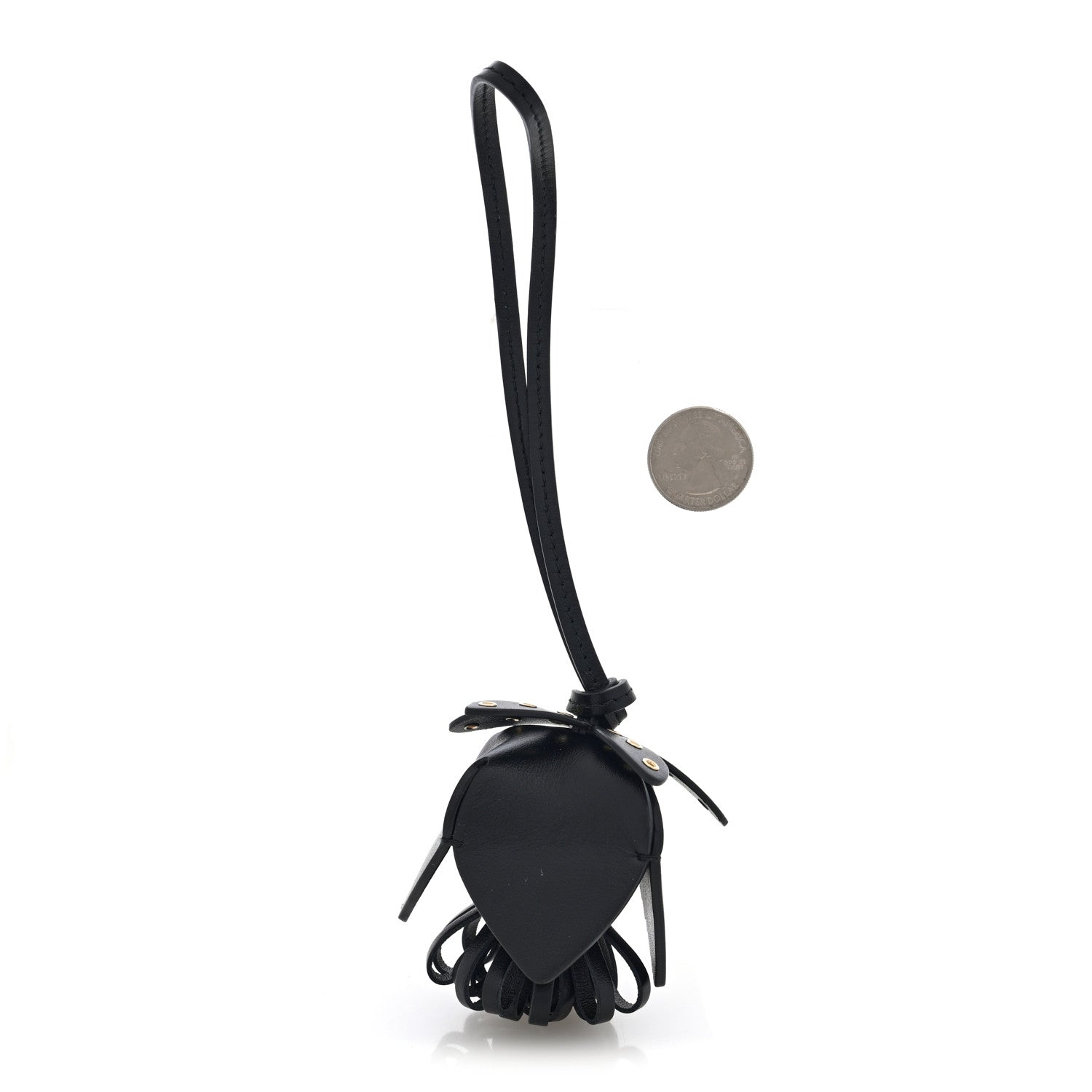 Miu Miu Calfskin Trick Bag Charm Black 2 of 3