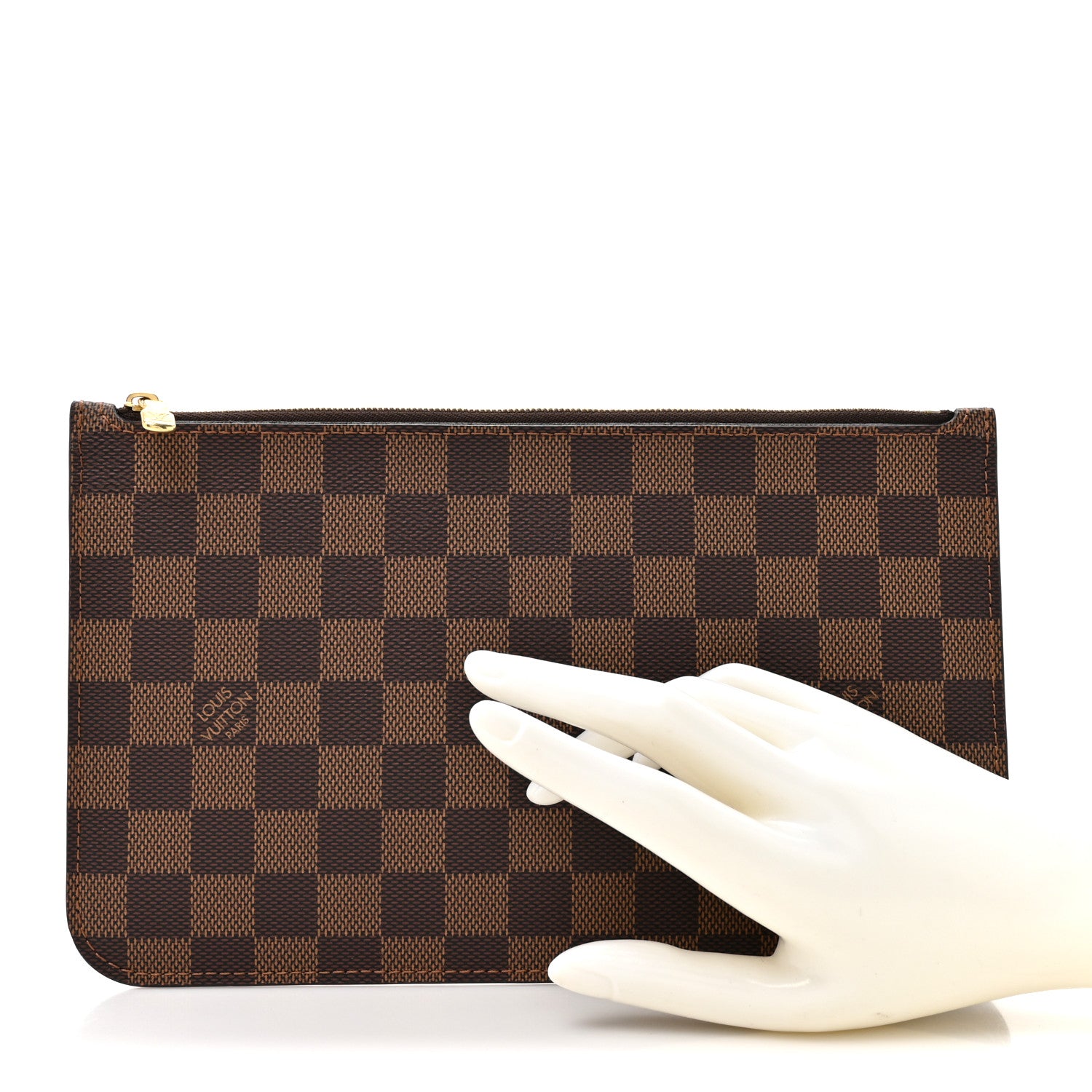Louis Vuitton Damier Ebene Neverfull MM GM Pochette 2 of 6