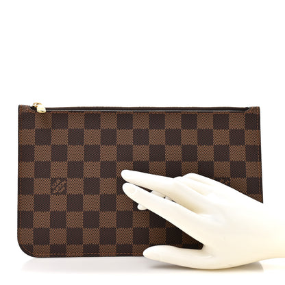 Louis Vuitton Damier Ebene Neverfull MM GM Pochette 2 of 6