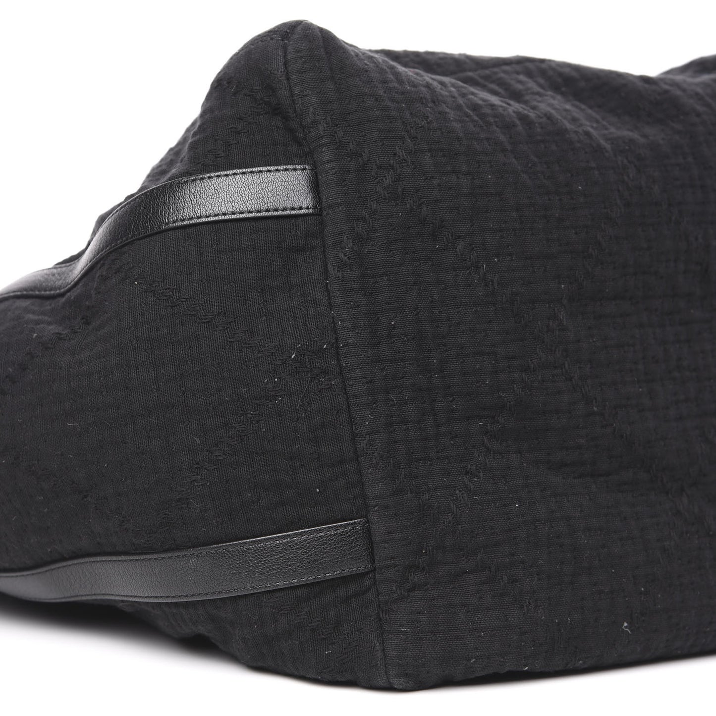 Canvas Small Double Face Tote Black